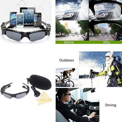 Bluetooth Wireless Polarized Sunglasses/ UV-Protection
