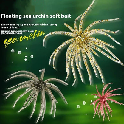 1/2Pcs Simulated Sea Urchin Lures- Soft Silicone- For Bream, Pike, Sea Bass, Tilapia- Gears TPR Fishing Lure
THIS IS THE HOT NEW BASS BAIT!