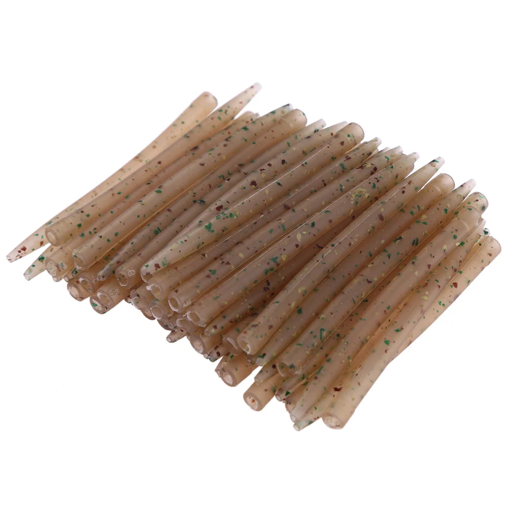 30/50/100pcs Anti Tangle Hook Sleeve Aligner Positioner Tubes Carp Fishing Rig Anti Sleeve Terminal