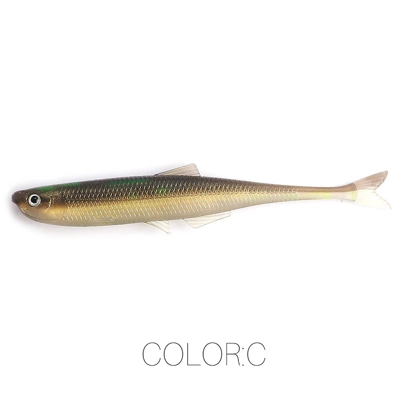 NEW Supercontinent lean ShadTeez 60mm/80mm Perch, Bass, Pike, Zander- Predator Fishing with 3d eyes