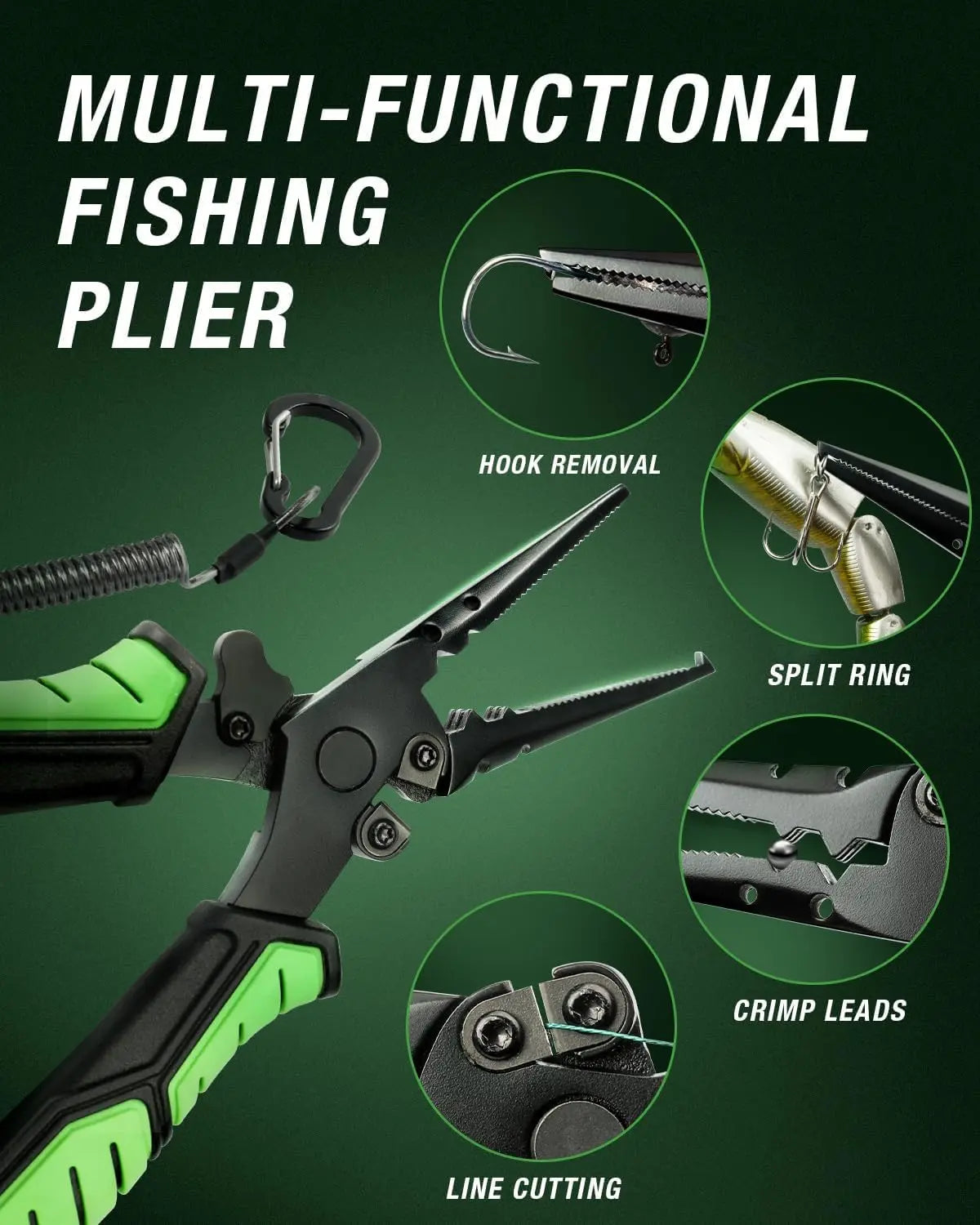Fishing Rod and Reel Combo, Graphite Telescoping Fishing Pole, Collapsible Portable Travel Kit with Carrier Bag