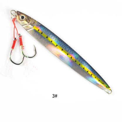 3D Metal Jigs- 60g 80g 100g 120g 150g 200g / Iron /ROCKFISH, SNAPPER, HALIBUT, LING, COWCOD, TUNA, YELLOWTAIL & OTHER DEEP OCEAN SPECIES