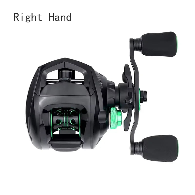 LINNHUE Best Baitcasting Reel BS2000 8.1:1 High Speed, with Spare Spool, Saltwater- Freshwater