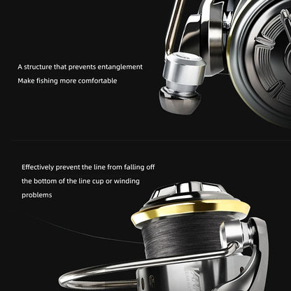 MEREDITH VANPES Series, Rust Free And Smooth bearing 5.0:1 Spinning Reel, Drag System 8Kg Max Power