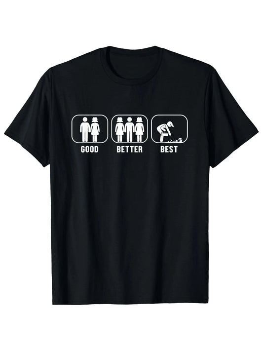 Good Better Best Mushrooms Foraging Picking Mushroom Hunting T-Shirt Graphic Print Tee Shirt