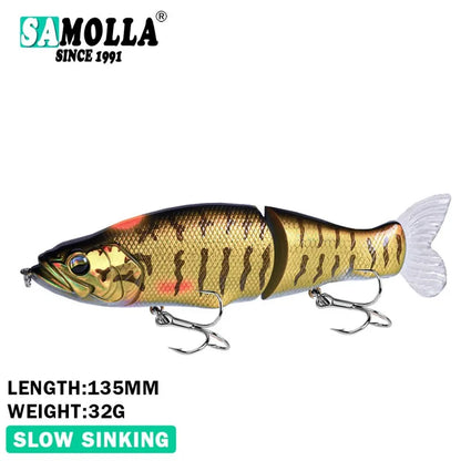 Balam Glide Bait- Pike Lure- Bass, Catfish- Saltwater Hard Lure- Glidebait- Leurre De Pêche