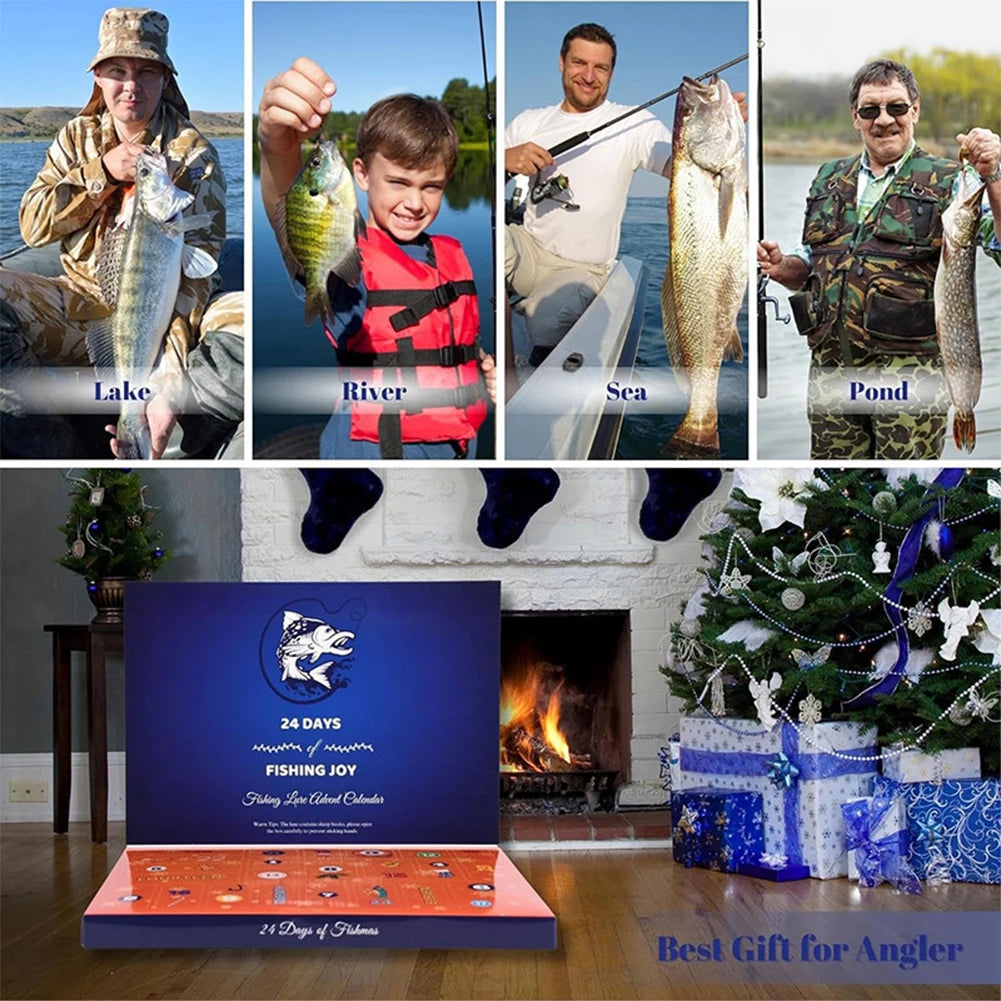 New Christmas Fishing Lures Advent Calendars Creative Fishing , 24 Days