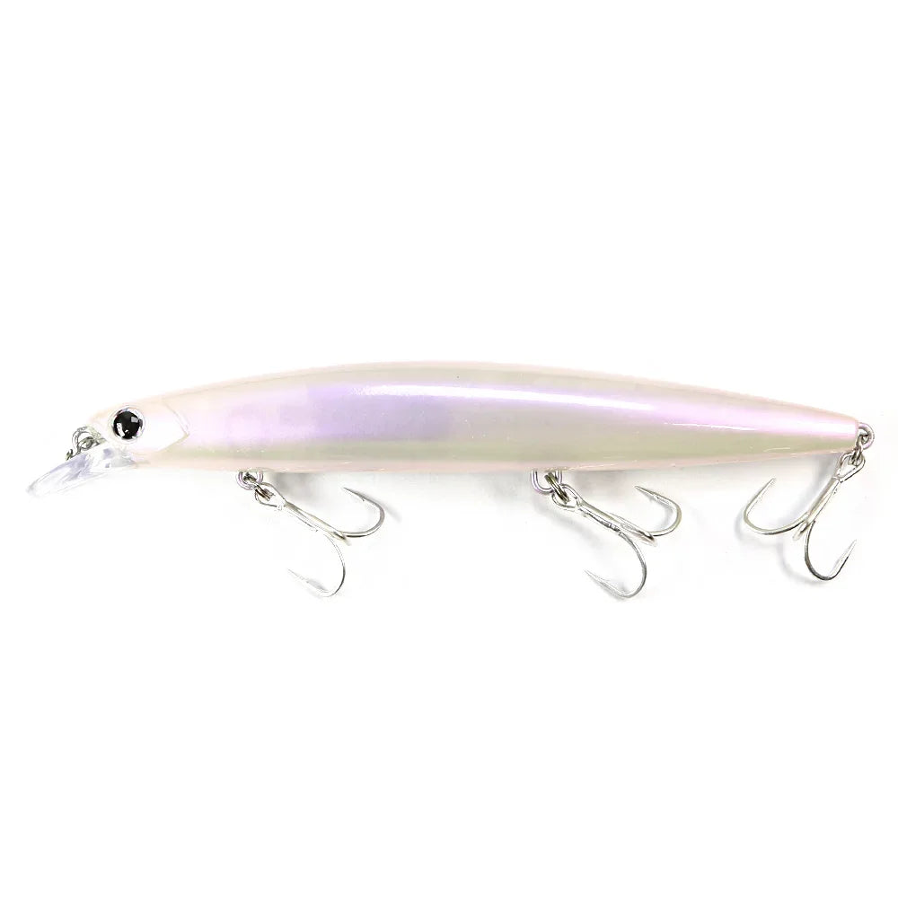 B&U 135mm 27.1g Ultra Long Casting 135S Saltwater Sinking Minnow--GREAT for Seabass, Stripers, Salmon, Steelhead, Coastal Trout, Pike, Musky & other PREDATORS