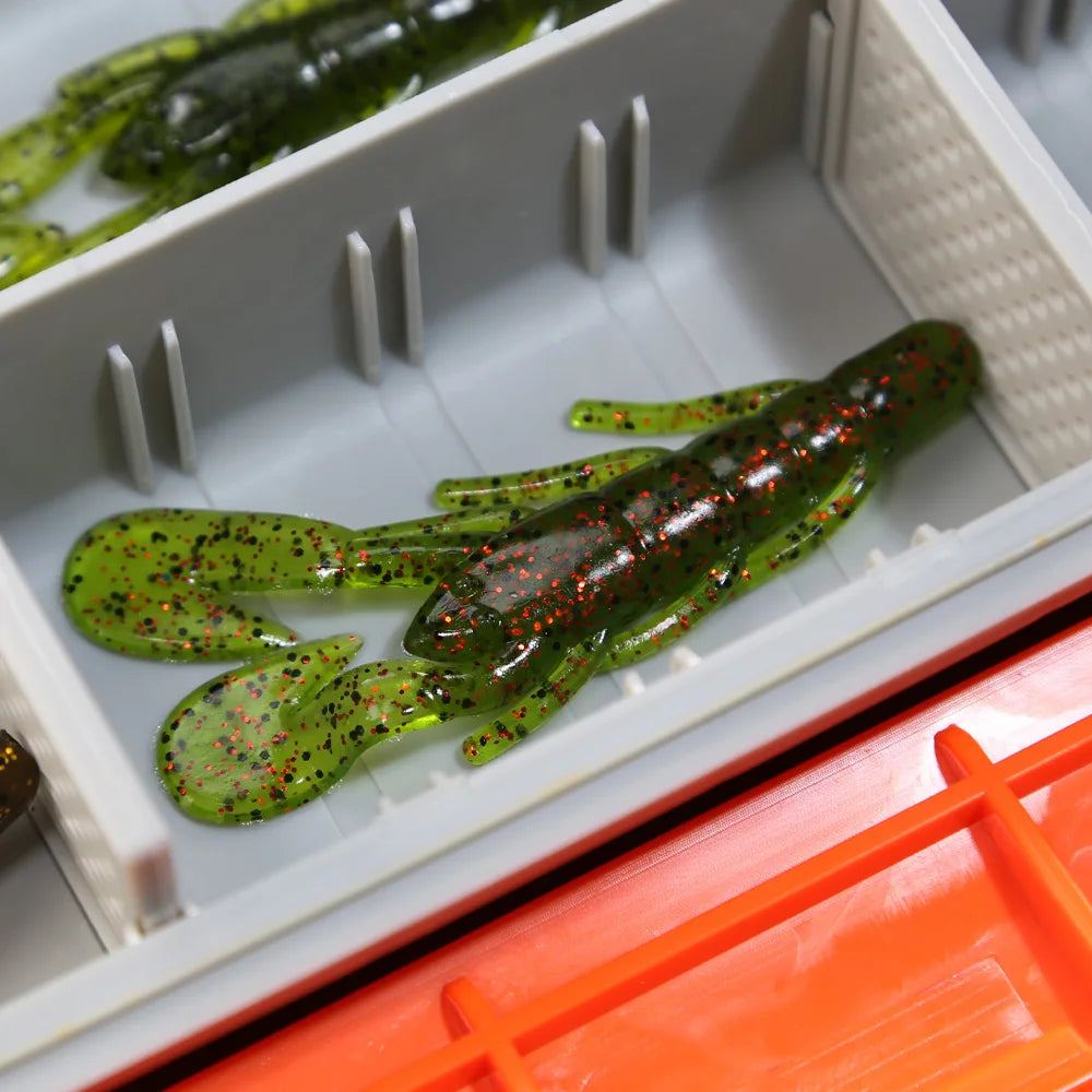 PEAK 6pcs Craws Soft Baits--BASS, PIKE, CATFISH, & other PREDATORS