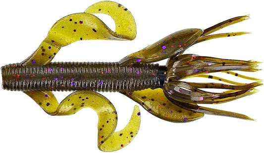 4" Realistic Soft Baits with Wings and Free-Flowing Skirt - 7 Pack -Creature bait for Bass