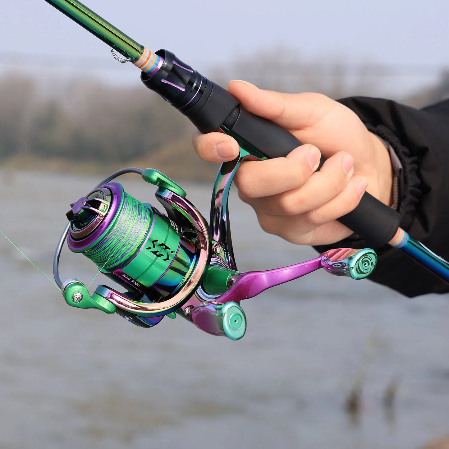 Sougayilang Spinning Fishing Reel 1000-4000 Metal Spool Saltwater Reel Max Drag 10kg