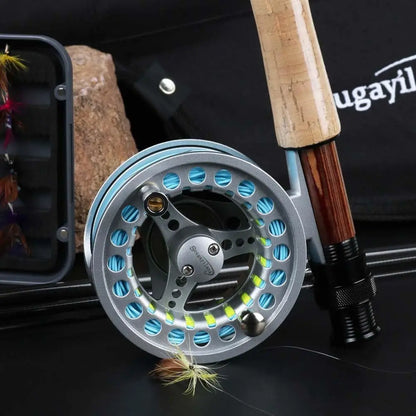 Complete Fly Fishing Rod and Reel Combo Kit for Saltwater, Freshwater Angling