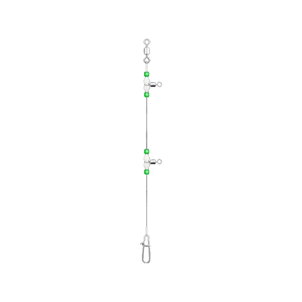 Night Glow Fishing Leaders Fishing Leader  with Swivels and Snaps  for Saltwater Freshwater