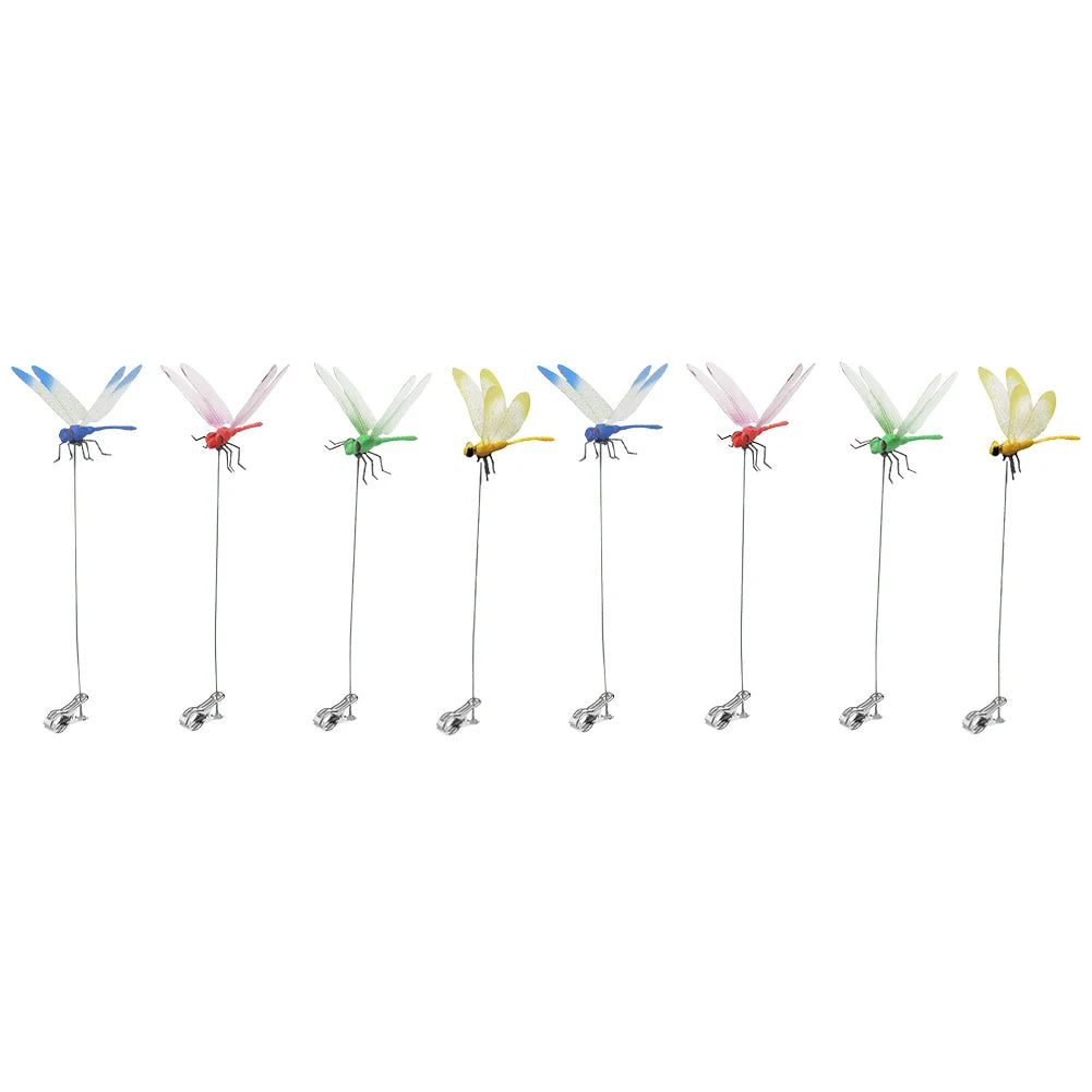 31CM Simulation Dragonfly Clip, Bug Deterrent- Realistic Dragonfly Hat Clip, Bug Repellent Dragonfly