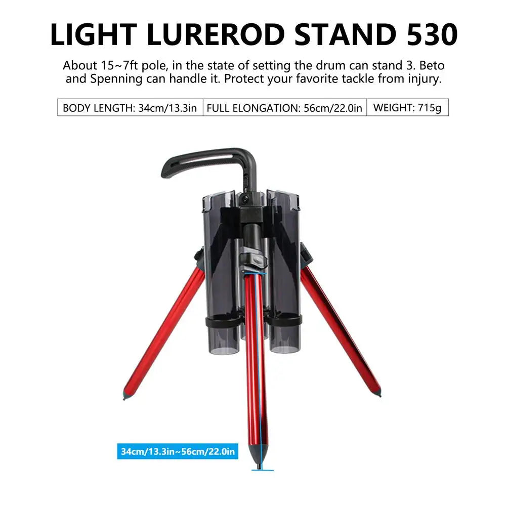 3 Fishing Rod Holder Tripod, Aluminum Alloy For Fishing