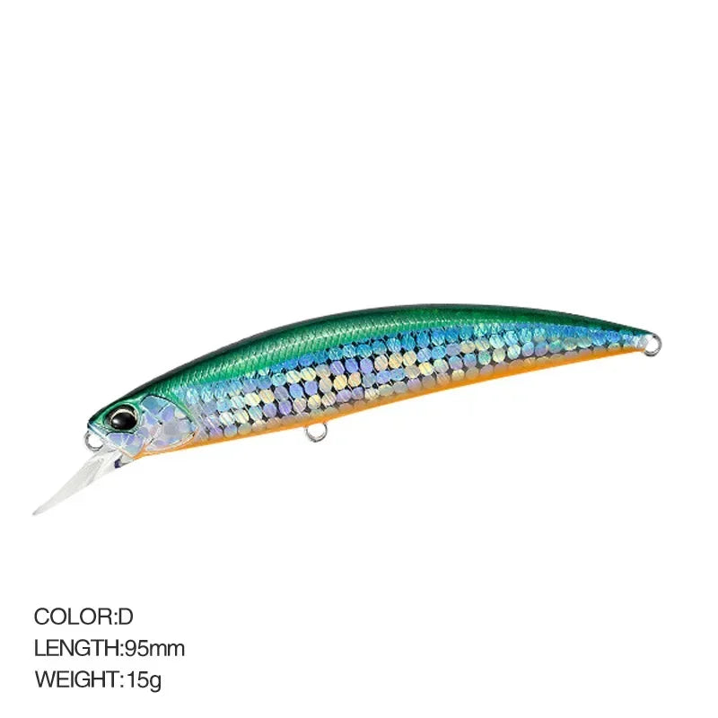 9.5cm 15g SPEARHEAD RYUKI 95S Long Cast, Sinking, Jerkbait