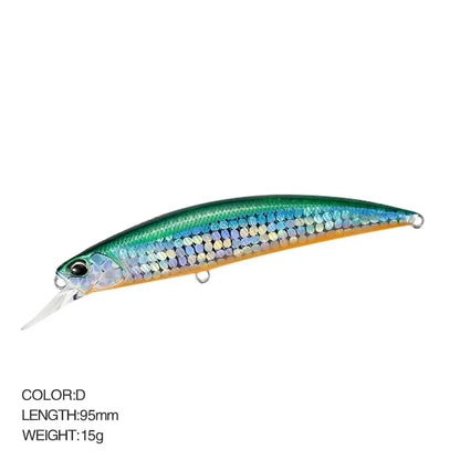 9.5cm 15g SPEARHEAD RYUKI 95S Long Cast, Sinking, Jerkbait