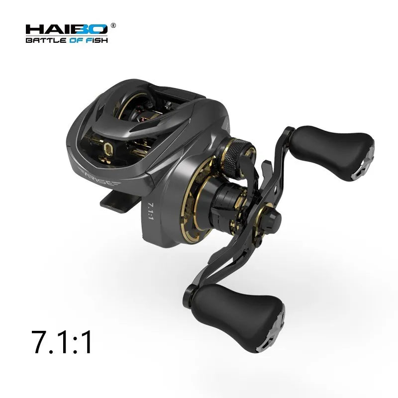 Haibo 23 ARISE PRO/PRO+ Baitcasting Fishing Reel 11B+1RB 6.4:1-8.1:1 Freshwater and Sea, Long Casting- Snakehead