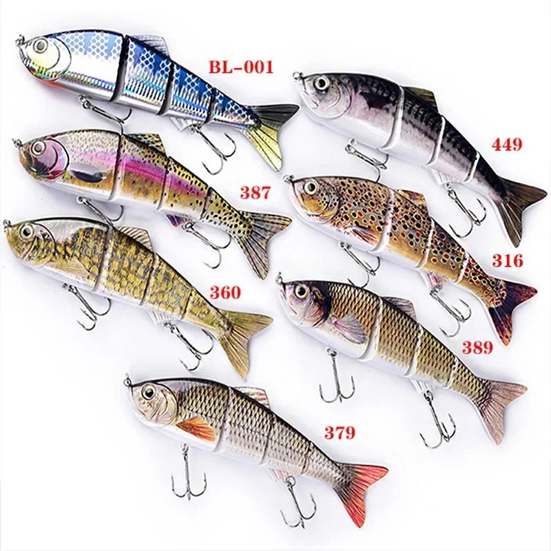 25.5cm 148g Oversized Jointed Minnow VIB Lure- Long Casting Saltwater Hard Bait for Big Predators like Sea Bass, Pike
