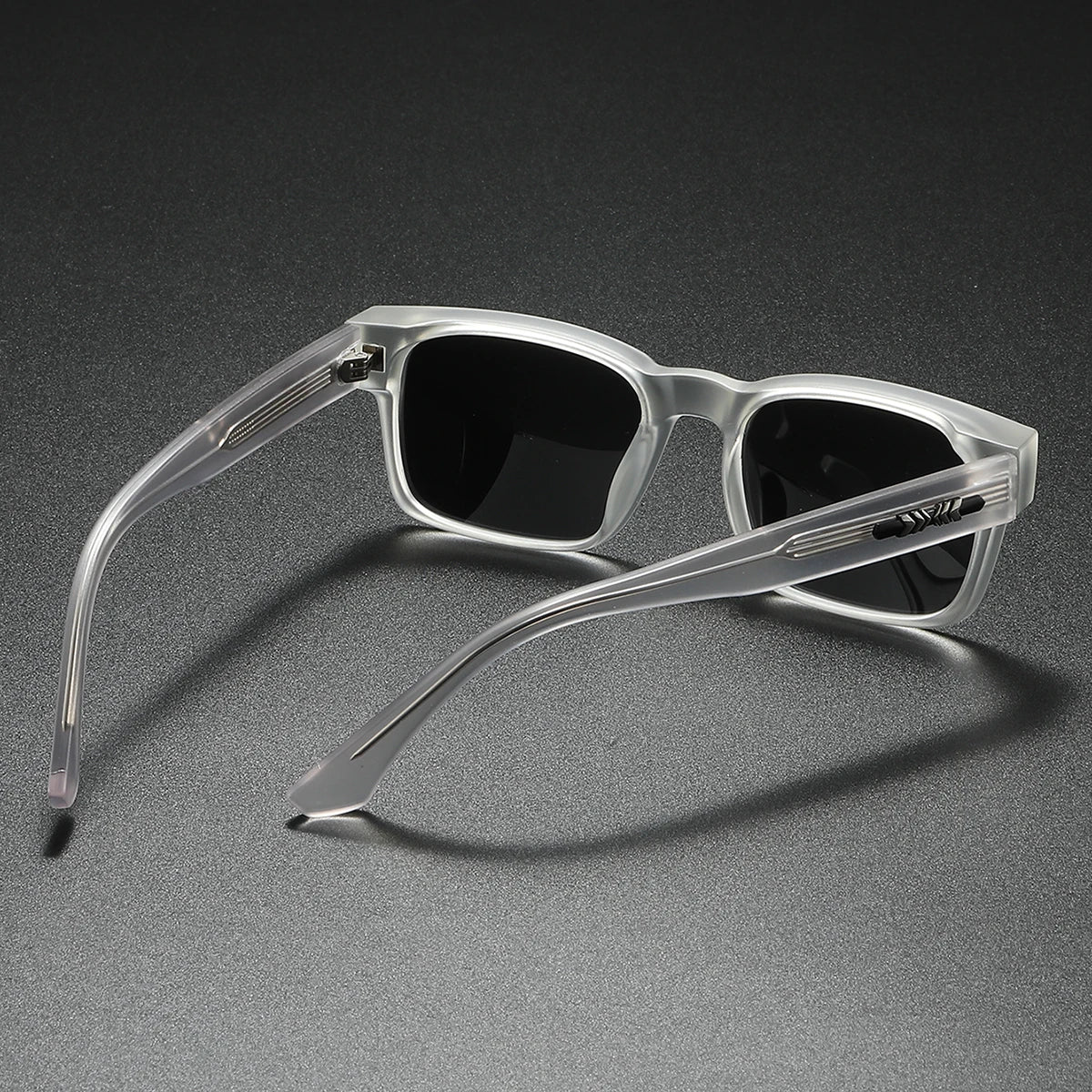 Quality Square Polarized Sunglasses, Metal Core, UV400 Unisex Sun Glasses- Travel, Hiking, Beach, Fishing Eyewear