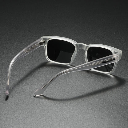 Quality Square Polarized Sunglasses, Metal Core, UV400 Unisex Sun Glasses- Travel, Hiking, Beach, Fishing Eyewear
