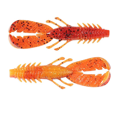 SUNMILESUNMILE 8pcs 75mm2.95inch Craw Baits,Softbats- Bass Baits