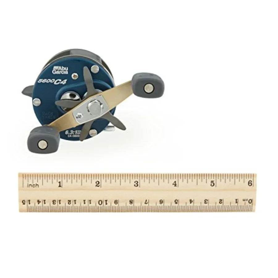 Ambassadeur C4 Baitcast Fishing Reel for HeavyDuty Fishing Applications with Smooth Casting Performance