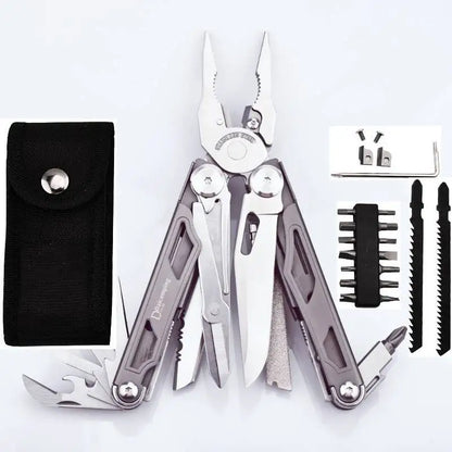 Daicamping DL30-s Multi Tool Multi-tool Folding Knife Scissor Cutter EDC Survival Gear Manual Multifunctional Plier Multitool
