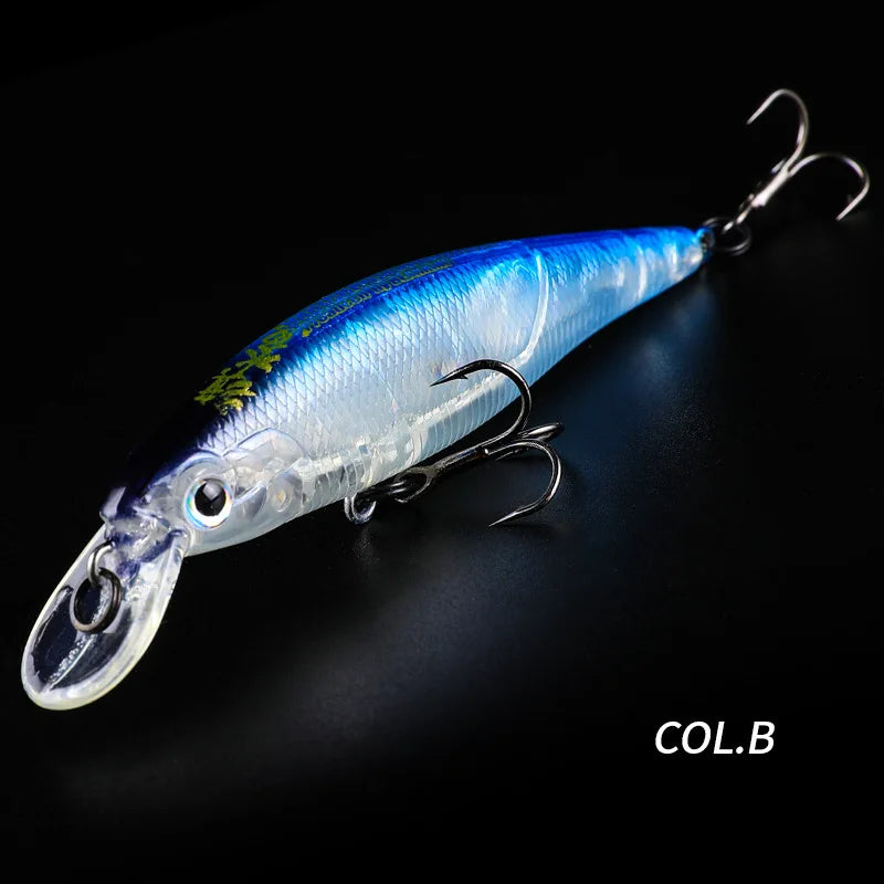 BEARKING New Arrival 80mm 10g Minnow Jerking Bait For Fishing Bass, Pike, Trout, Walleye, and ALL Predators
