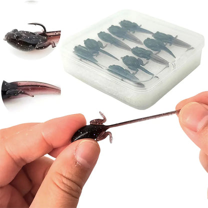 10Pcs Soft Lures, Tadpole Swimbaits, Bionic Tadpole Bait