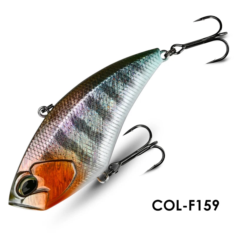 MEREDITH Apex Vibe F85mm 24g Wobblers- Lipless Crankbait/ Vibration Bait for Full Depth