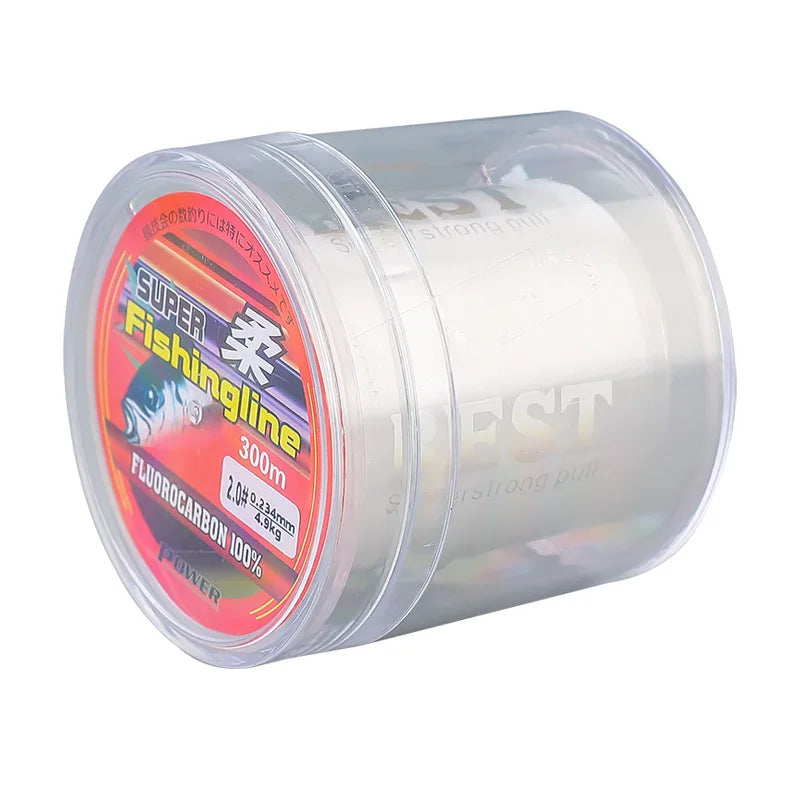 300M Fluorocarbon Coated Fishing Line Clear Trout Line