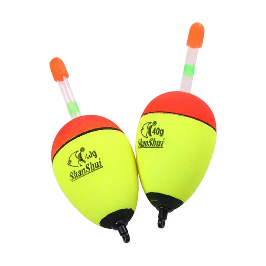 2/20/40pcs Fishing Tackle Luminous Fishing Buoyancy Float, Foam Float Bobber