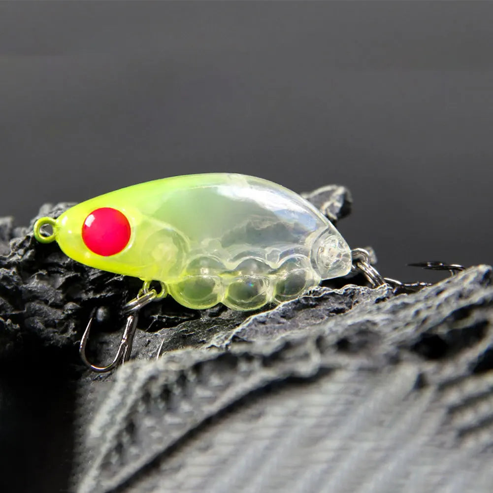3.9g/35mm Mini Hard Bait Fixed Weight Steel Ball Trout Lure, for Perch, Trout, Bass