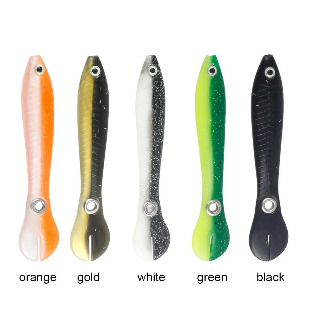 20Pcs 10cm 6g Bionic Loach Fishing Artificial Crankbait/Soft Baits (Mixed)