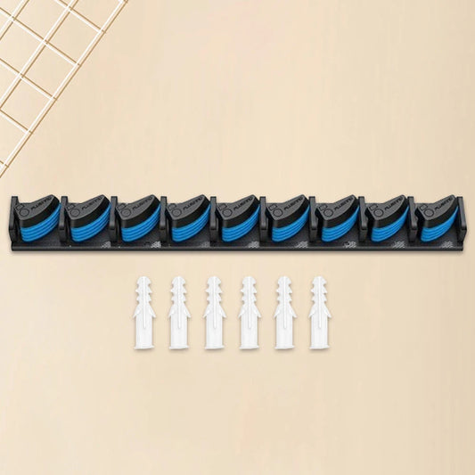 Wall Mounted Fishing Pole Holder, Vertical and Horizontal Fishing Rod Storage- Hanging Bracket Display Hanger for Storing 9 Rods