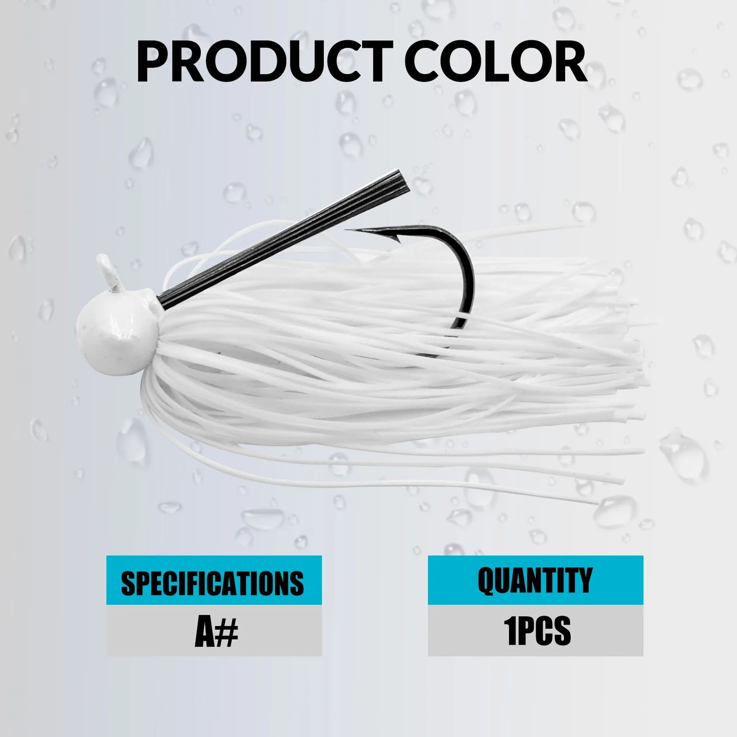 9KM Chatterbaits,  PVC Blades , Football Jig ,Silicone Skirts, Weedless Jig Head for Bass Fishing