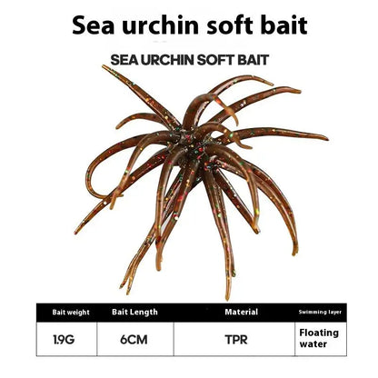 1/2Pcs Simulated Sea Urchin Lures- Soft Silicone- For Bream, Pike, Sea Bass, Tilapia- Gears TPR Fishing Lure
THIS IS THE HOT NEW BASS BAIT!