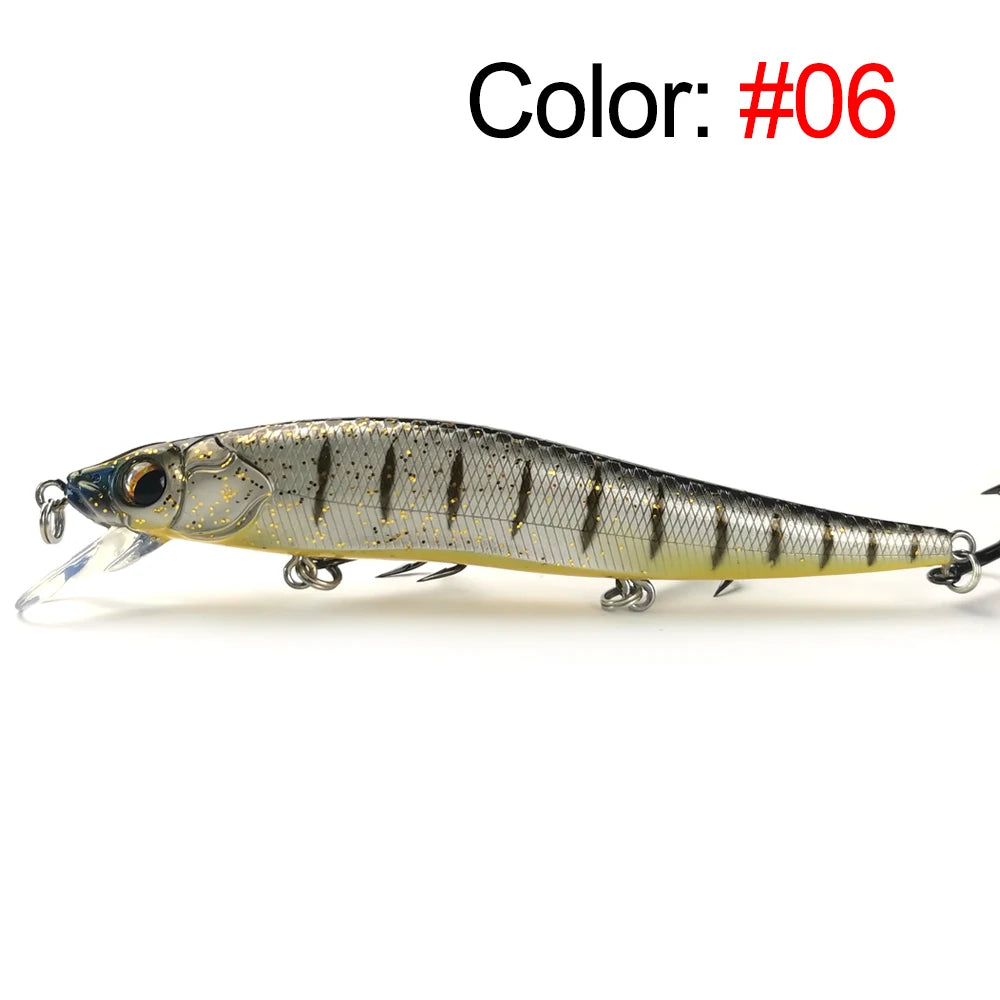 THETIME 110mm/14g PS110 SP  Jerkbait with Tungsten Weight System-for Bass, Pike, Walleye, Trout, Perch, Crappie