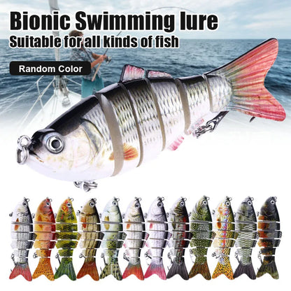 5pcs Bionic Lures, random colors, Bionic Bait-- for All Kinds of Fish