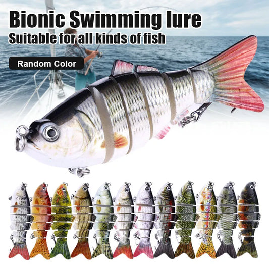 5pcs Bionic Lures, random colors, Bionic Bait-- for All Kinds of Fish