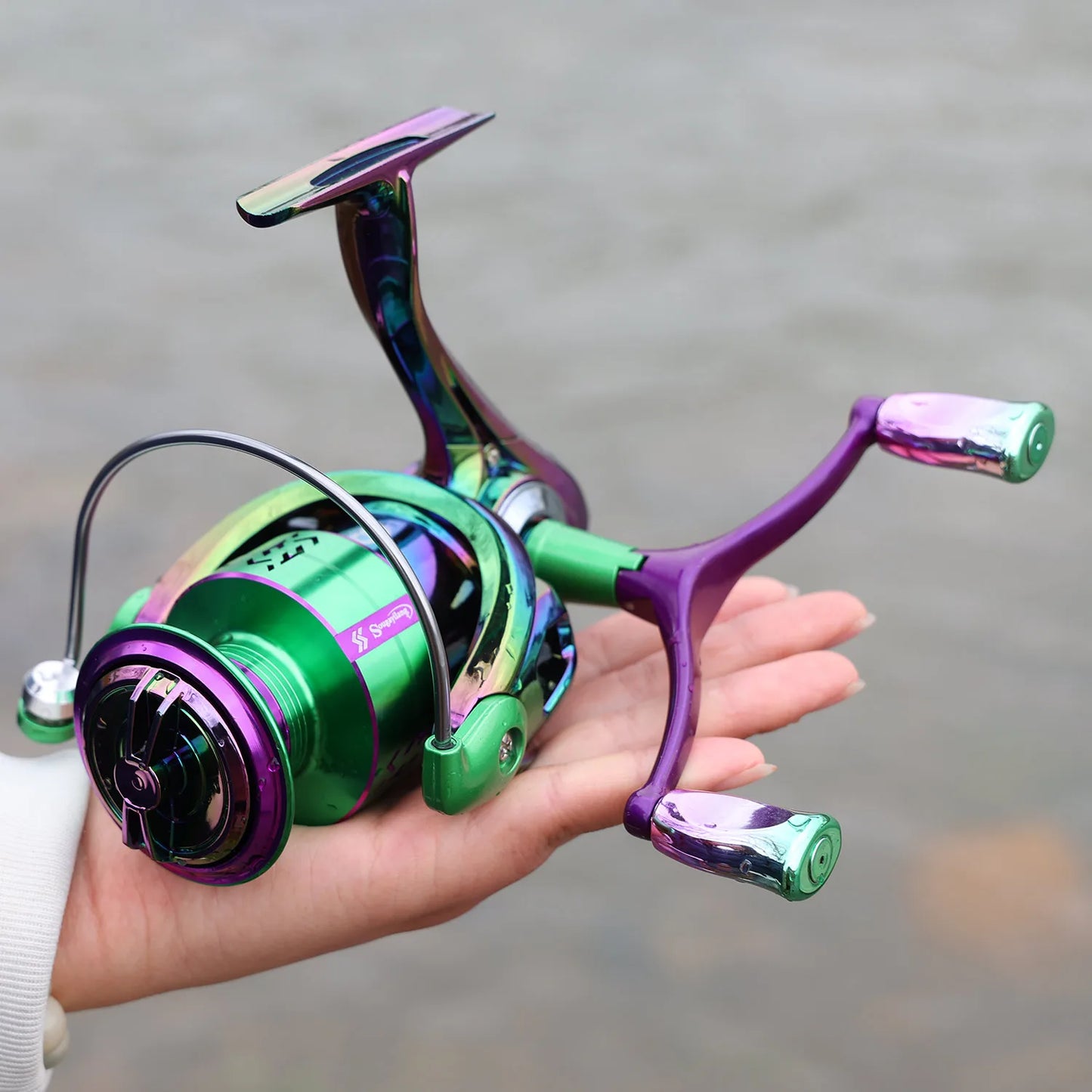 Sougayilang Spinning Fishing Reel 1000-4000 Metal Spool Saltwater Reel Max Drag 10kg