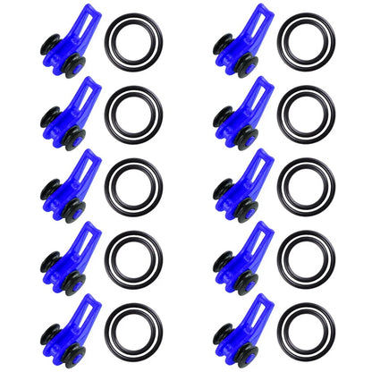 10/20/30pcs Plastic Fishing Hook Secure Keeper, Holder  -Safe Keeping For Fishing Rod