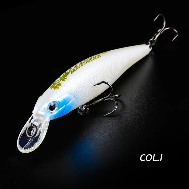 BEARKING New Arrival 80mm 10g Minnow Jerking Bait For Fishing Bass, Pike, Trout, Walleye, and ALL Predators