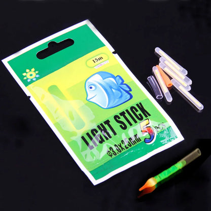 50PCS Fishing Float Light Stick   Fluorescent  Night Float , Glow Stick