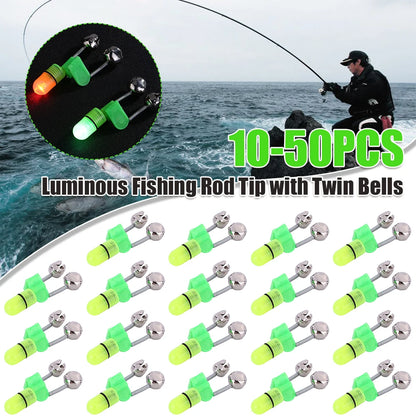 Bite Alarm Night LED Light with Twin Bells Bite Alarm