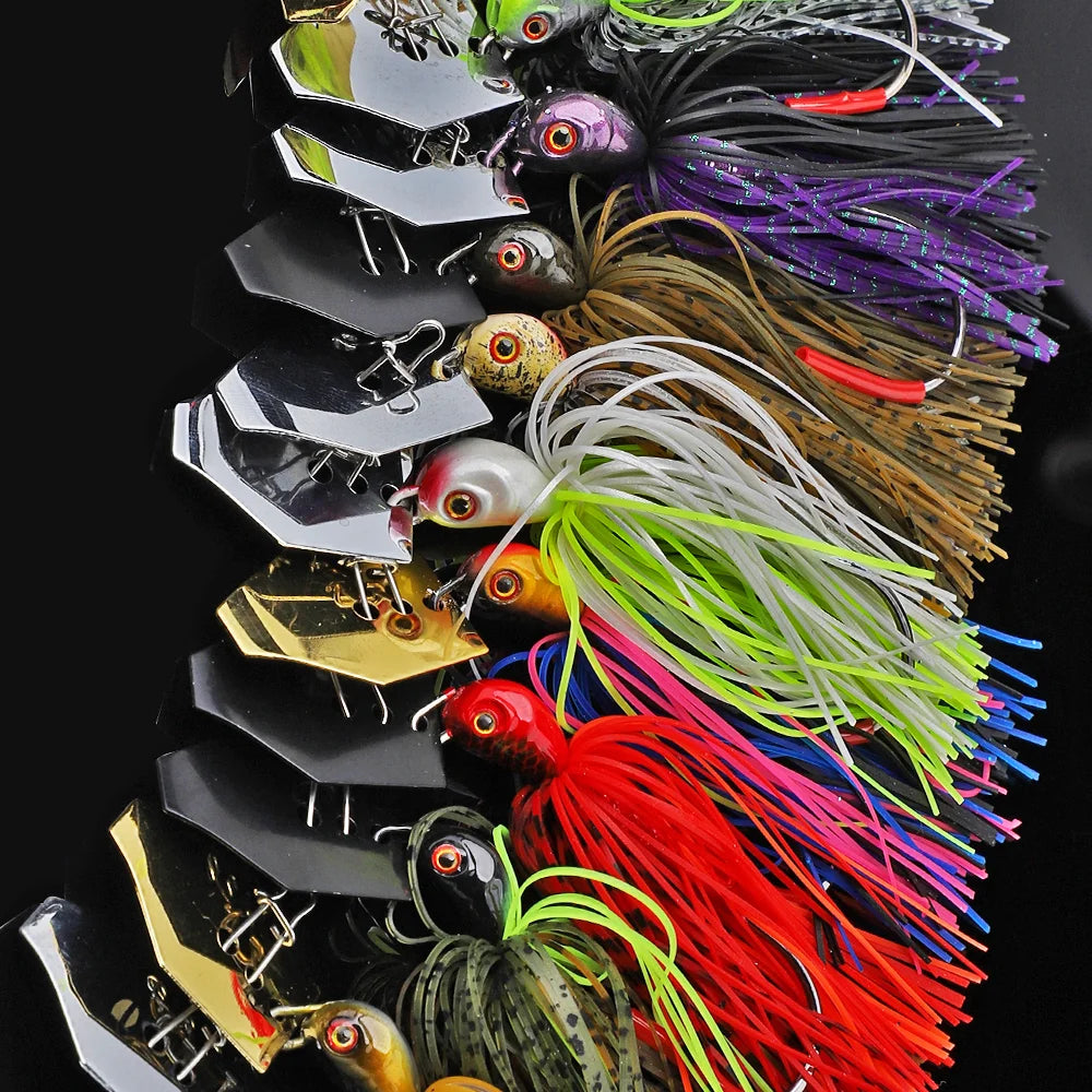14g/18g Chatter Bait Lures, JH20-GREAT for Bass, Pike, Walleye, Trout, Perch and most PREDATORS