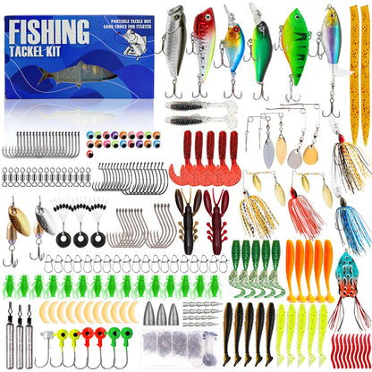311Pcs Fishing Lure Set , Bionic Bait --ALL SPECIES