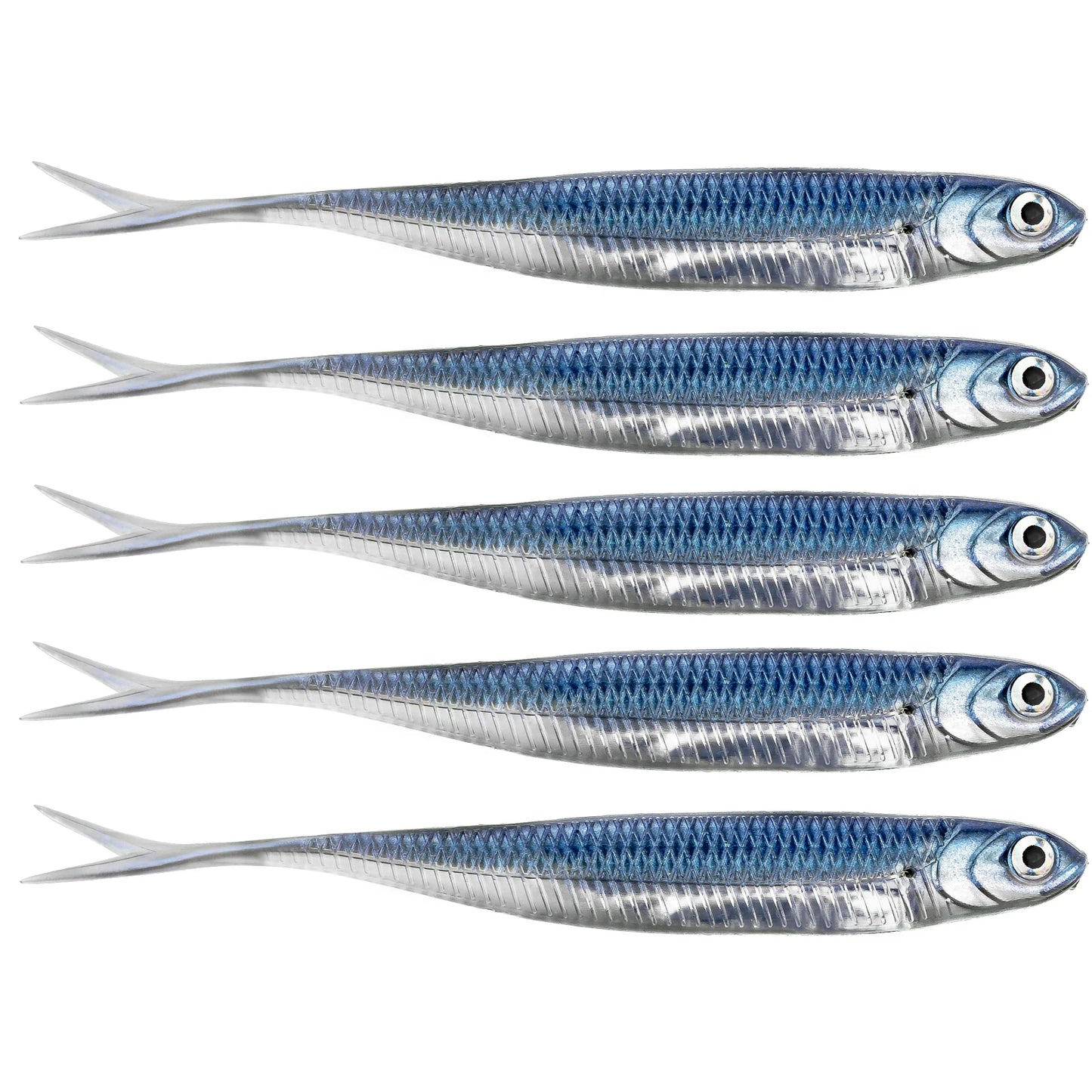 THKFISH 5pcs/6pcs  Lures 100mm 75mm Soft Silicone  3.9g Soft Lure For Bass, Trout, Walleye, Pike Fishing