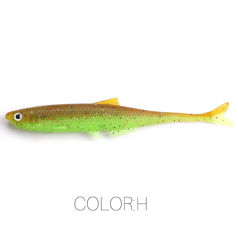 NEW Supercontinent lean ShadTeez 60mm/80mm Perch, Bass, Pike, Zander- Predator Fishing with 3d eyes